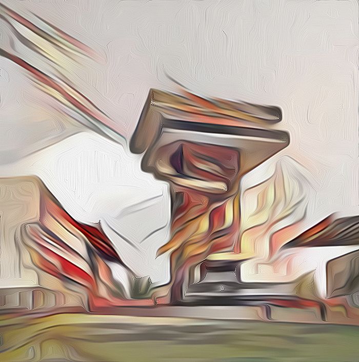 Architectural composition. AI